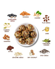 Mix Dry Fruits Laddoos - 180g - No Added Sugar