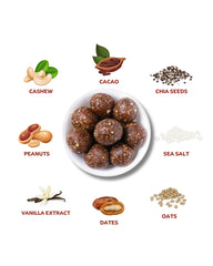 Peanut Chocolate Laddoos - 180g - No Added Sugar