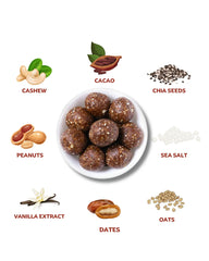 Peanut Chocolate Laddoos - 240g - No Added Sugar