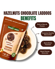 Natural Laddoos Triple Yum Trio - Hazelnut Chocolate Laddoos, Orange Cashew Laddoos & Peanut Chocolate Laddoos - 540g