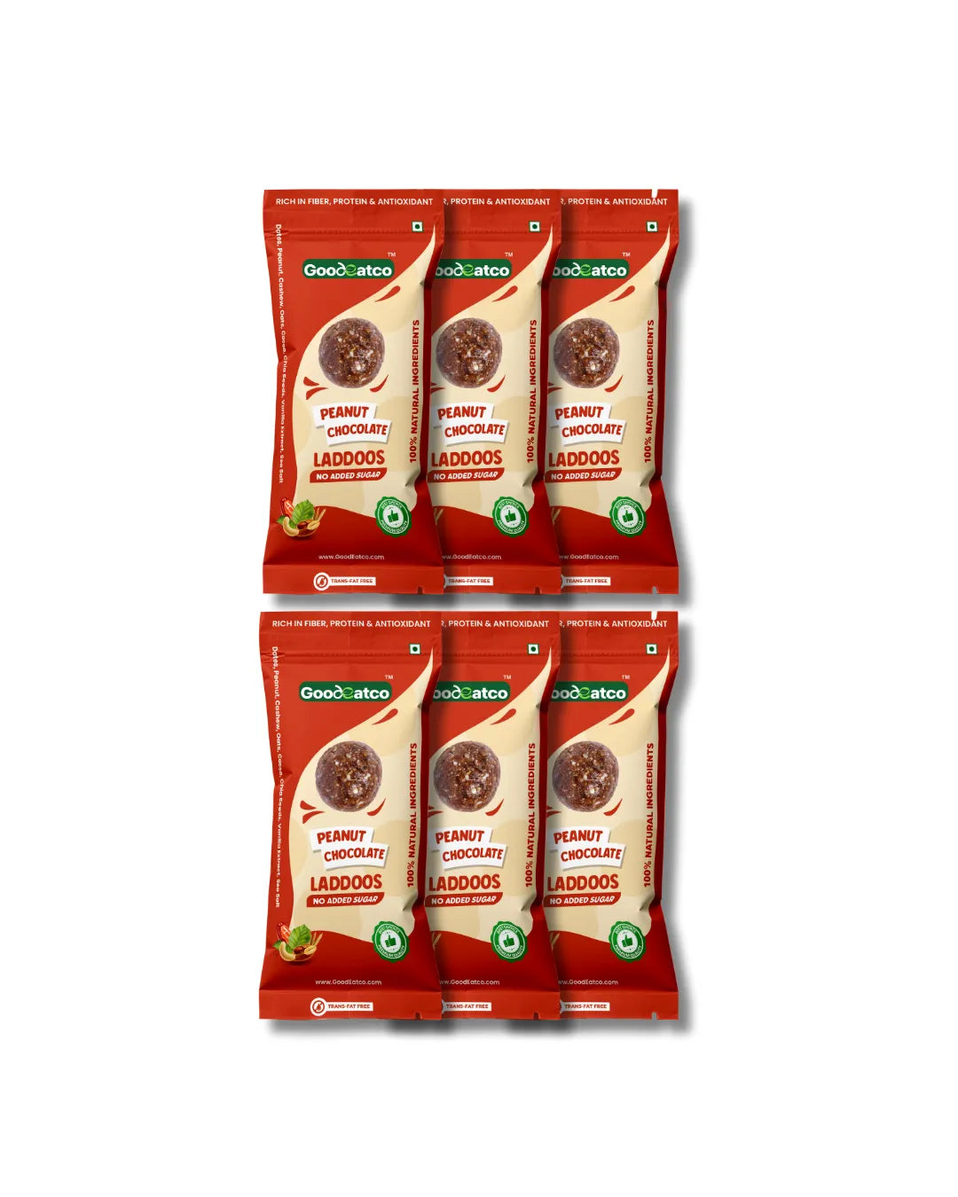 Peanut Chocolate Laddoos  - 240g - No Added Sugar