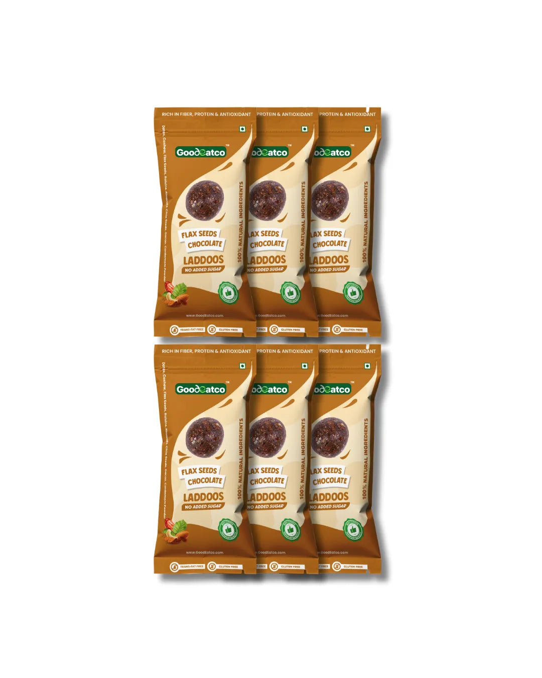 Flax Seeds Chocolate Laddoos  - 240g - No Added Sugar