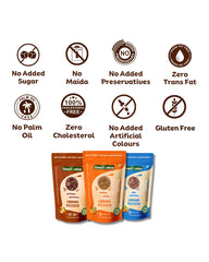 Good Eat Co Protein Bites | Protein Bites Natural Triple Yum Trio -  Hazelnut Chocolate Laddoos, Orange Cashew Laddoos & Oats Chocolate Laddoos - 540g