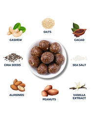 Oats Chocolate Laddoos  - 240g - No Added Sugar
