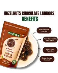 Natural Laddoos Triple Yum Trio - Hazelnut Chocolate Laddoos, Orange Cashew Laddoos & Mix Dry Fruits Laddoos - 540g