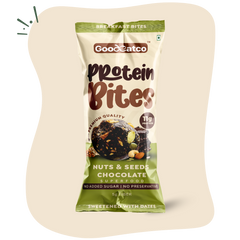 Good Eat Co Protein Bites – 22g Protein/100g - NUTS & SEEDS CHOCOLATE