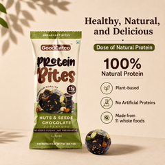 Good Eat Co Protein Bites – 22g Protein/100g - NUTS & SEEDS CHOCOLATE