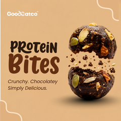 Good Eat Co Protein Bites – 22g Protein/100g - NUTS & SEEDS CHOCOLATE